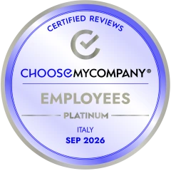 Certificazione ChooseMyCompany Employees Platinum, Italia, settembre 2026