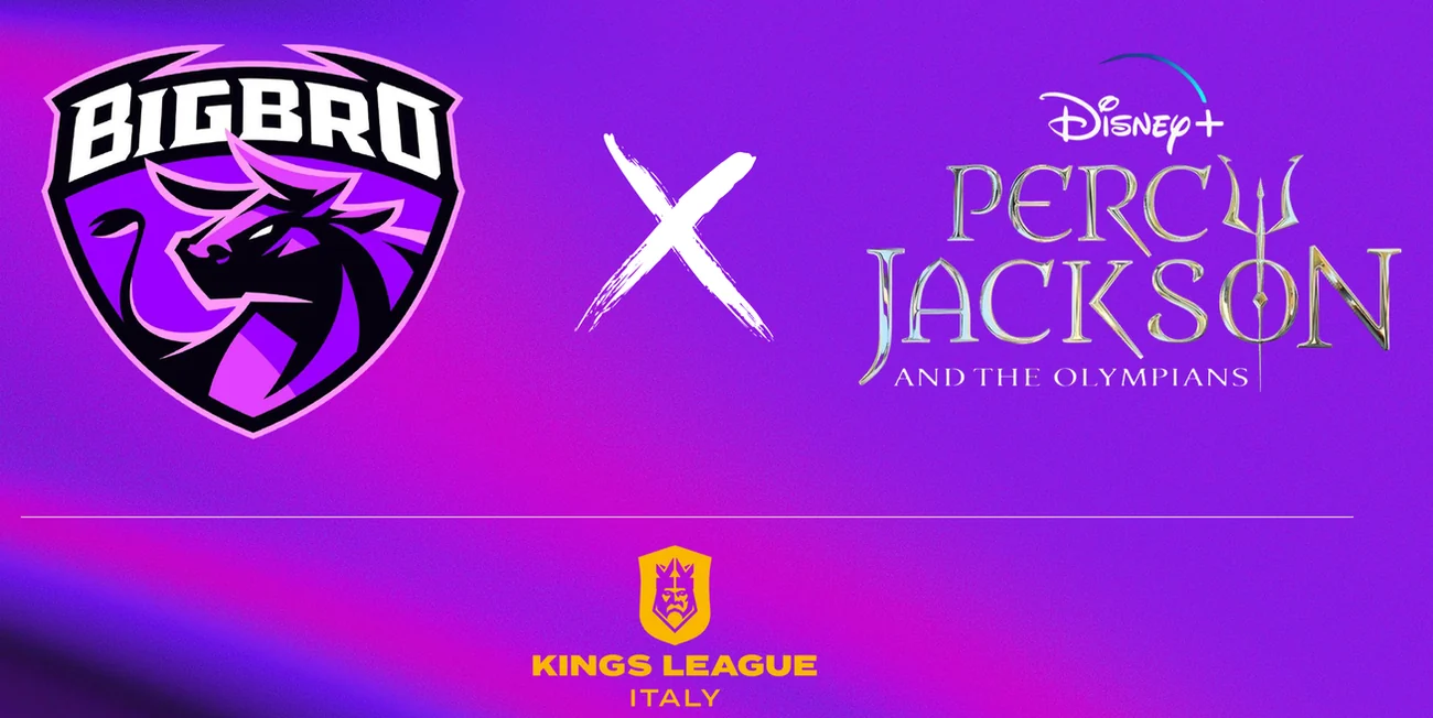 Partnership BigBro, Kings League Italia e Disney+ Percy Jackson e gli dei dell'Olimpo