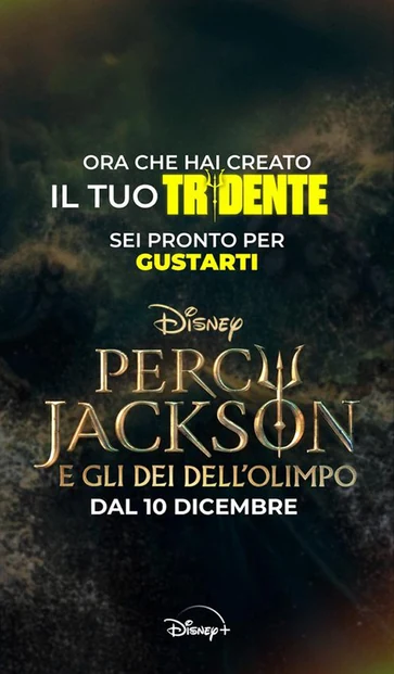Creativo social della campagna Disney+ Percy Jackson e gli dei dell'Olimpo