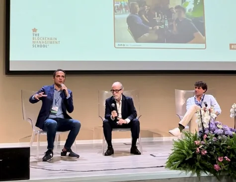 Panel at the Crypto Coinference in Bologna